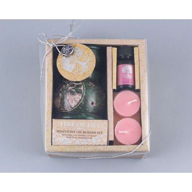 TREE OF LIFE aromalampa - vonný set "FRUIT ORCHID"