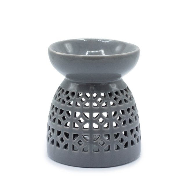Klasická Aroma Lampa - Maroco - Sivá