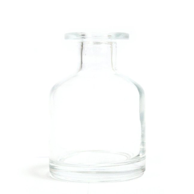 Oválna Alchymistická Fľaša na Difúzor - Čistá - 140 ml