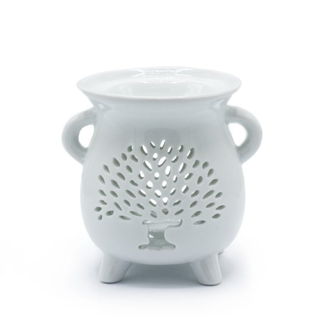 Kotlíková Aroma Lampa - Strom Života - Biela
