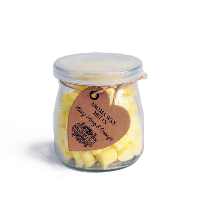Vonný vosk s esenciálnymi olejmi Sójový - Ylang Ylang & Pomaranč