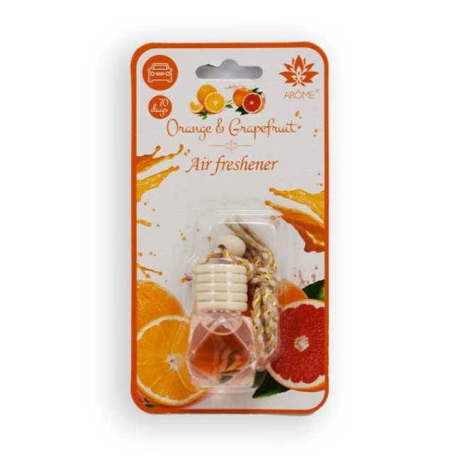 ARÔME osviežovače do auta 8 ml - Vôňa: Pomaranč a grapefruit