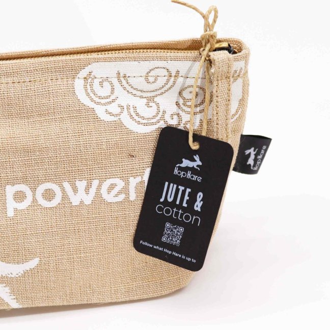 Jutové Hop Hare Vrecúško - I am Poweful