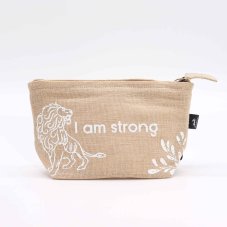 Jutové Hop Hare Vrecúško - I am Strong
