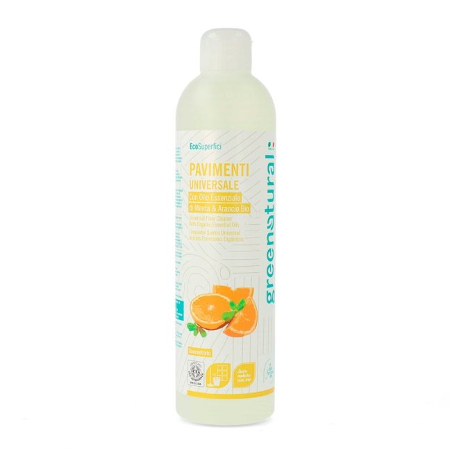 Greenatural Univerzálny čistič na podlahy a povrchy mäta a pomaranč 500 ml