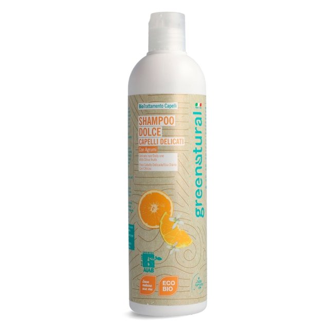 Greenatural Šampón pre jemné vlasy citrusové plody BIO 400 ml