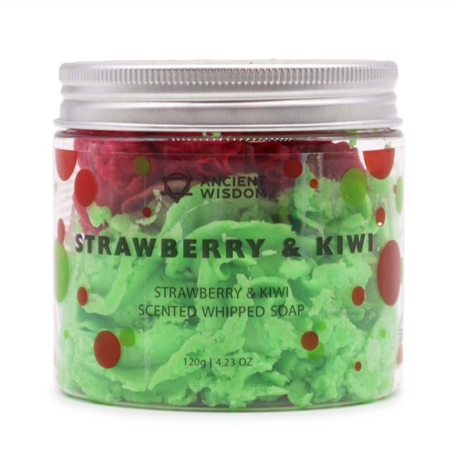 Šľahané Mydlo - Jahoda a Kiwi 120g