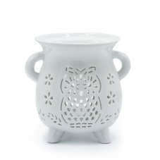 Kotlíková Aroma Lampa – Sova – Biela