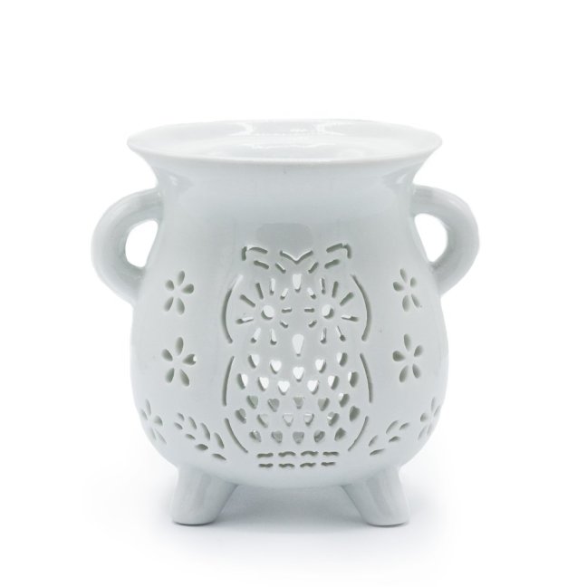 Kotlíková Aroma Lampa – Sova – Biela