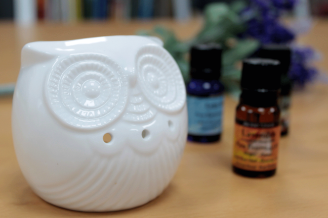 Klasická Biela Aroma Lampa - Nízka Sova