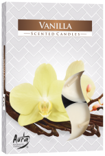 Set 6 Čajových Sviečok - Vanilka