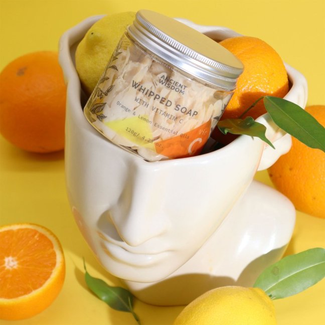 Aromaterapeutické Šľahané Mydlo s Vitamínom C