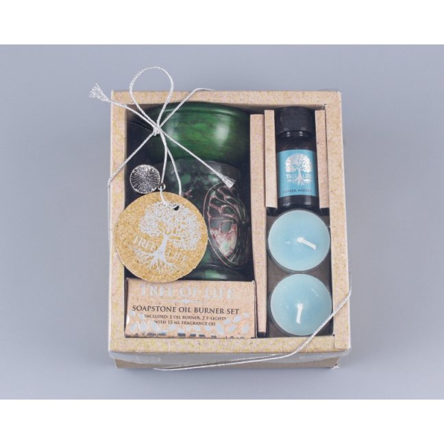 TREE OF LIFE aromalampa - vonný set "FLOWER MARKET"