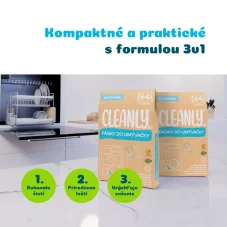 CleanlyEco Pásiky do umývačky, 64 dávok