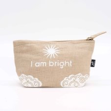 Jutové Hop Hare Vrecúško - I am Bright
