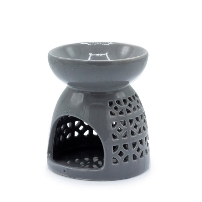 Klasická Aroma Lampa - Maroco - Sivá