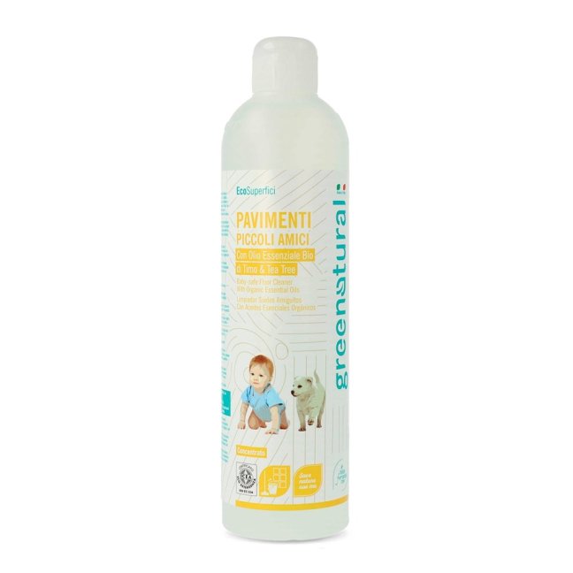 Greenatural Univerzálny čistič na detské povrchy a podlahy tymián, levanduľa a tea tree 500 ml