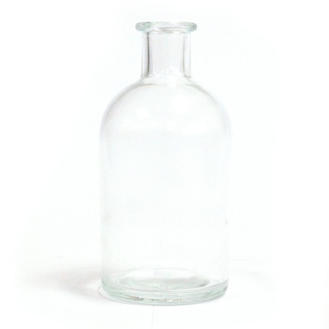 Oválna Antická Fľaša na Difúzor - Čistá - 250 ml