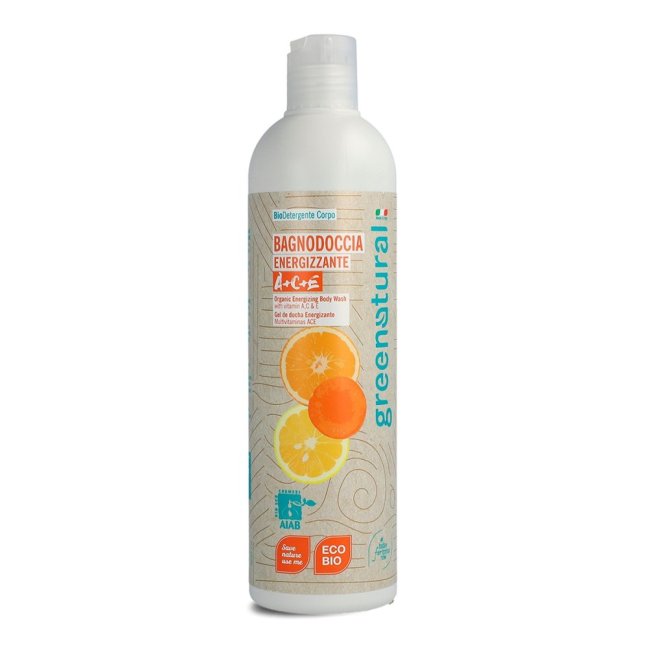 Greenatural Povzbudzujúci sprchový gél s vitamínmi ACE BIO 400 ml