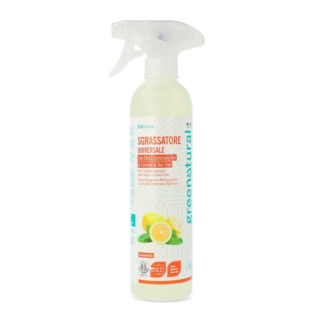 Greenatural Multifunkčný odmasťovač povrchov citrón a tea tree 500 ml