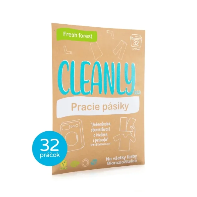 CleanlyEco Pracie pásiky na 32 praní s vôňou Fresh Forest