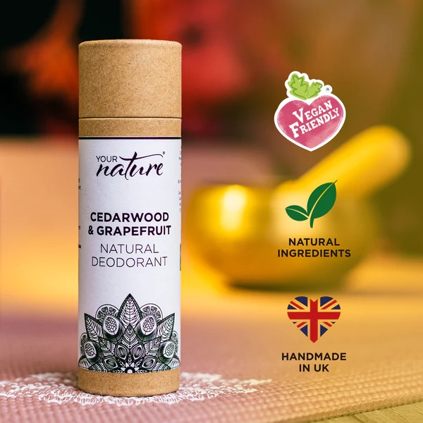 Your Nature Tuhý dezodorant Cédrové drevo a Grapefruit 70 g