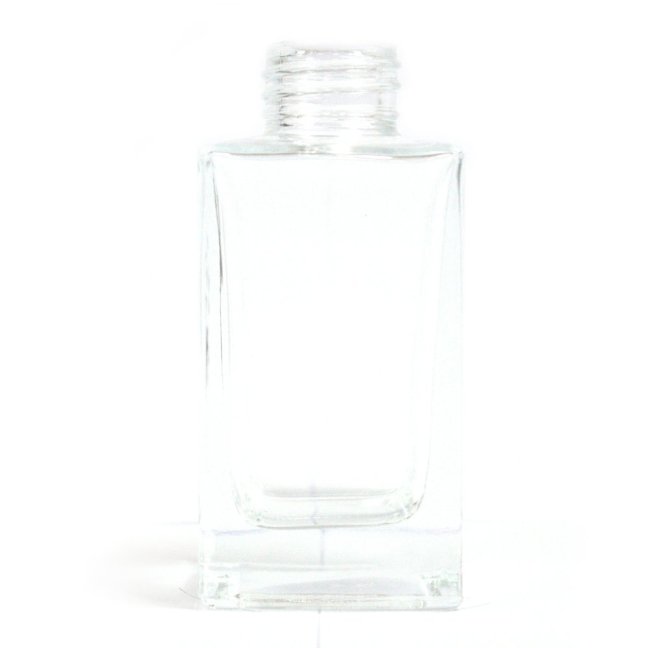 Štvorcová Vysoká Fľaša na Difúzor - Čistá - 100 ml