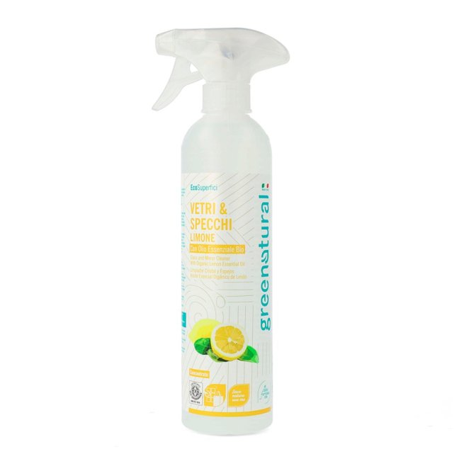 Greenatural Čistič na sklo a zrkadlá citrón 500 ml