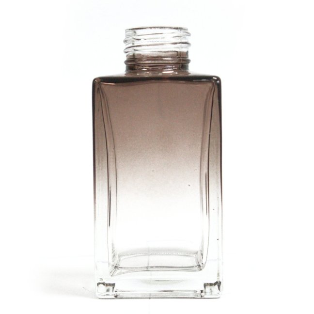 Štvorcová Vysoká Fľaša na Difúzor - Ombré - 100 ml