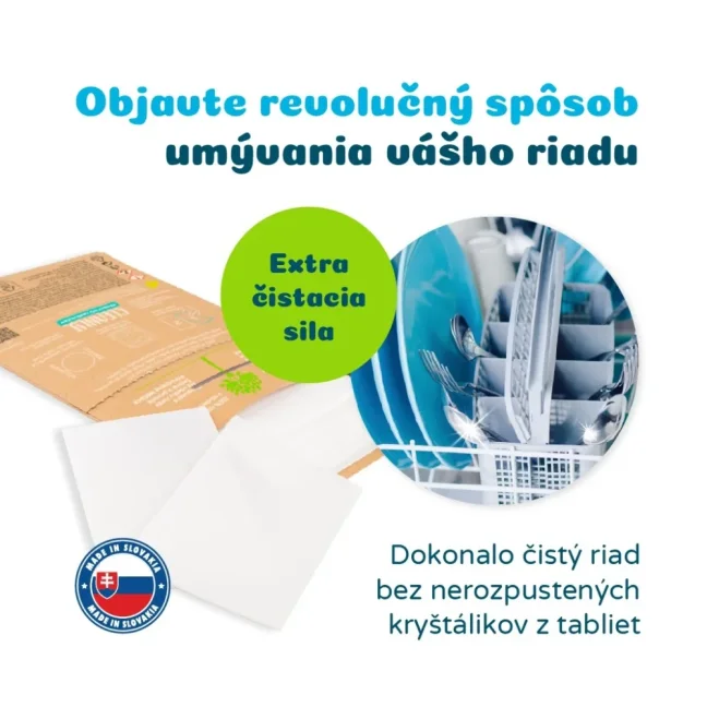 CleanlyEco Pásiky do umývačky, 64 dávok