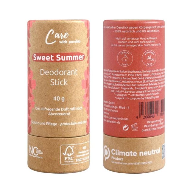 Pandoo Tuhý dezodorant Sweet Summer 40 g