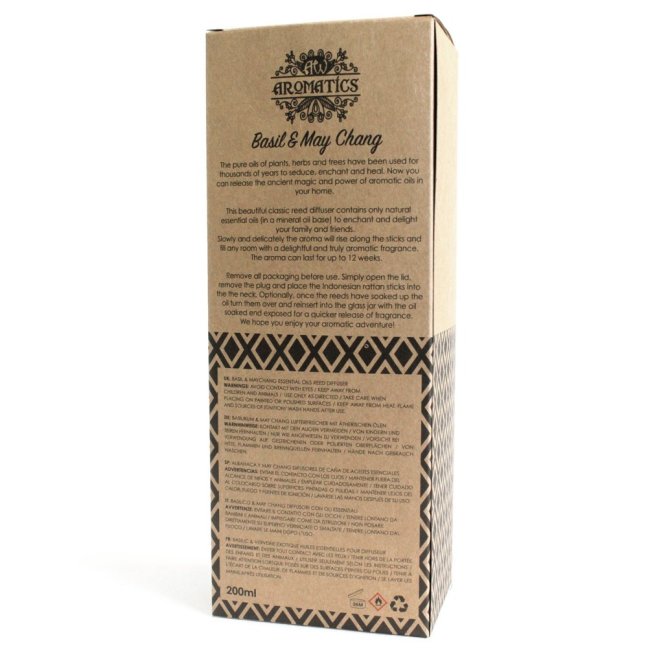 Aróma difuzér - Tyčinkový Bazalka & Litsea Cubeba