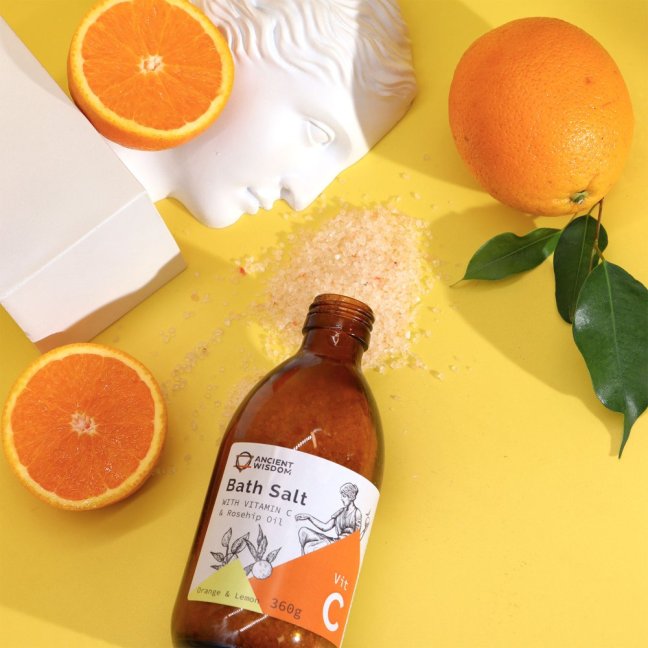 Soľ do Kúpeľa s Vitamínom C