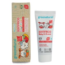 Greenatural Zubná pasta pre deti do 6 rokov s fluoridom ovocná BIO 75 ml