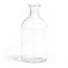 Oválna Antická Fľaša na Difúzor - Čistá - 250 ml